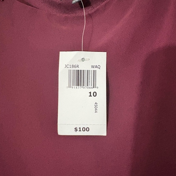 DHJaz Burgundy Beaded Dress​ - Picture 6 of 6